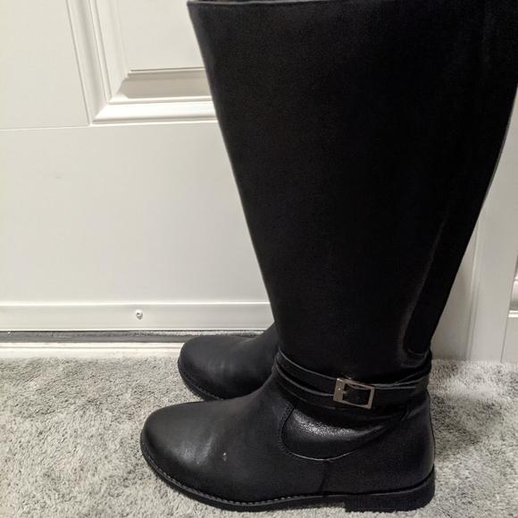 Maddison Danifa Black Mid Calf Boots size 37 (6.5) - Picture 7 of 9
